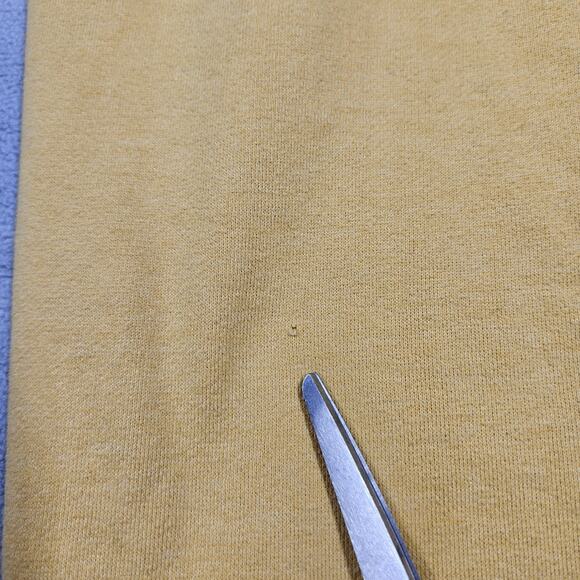 American Eagle Y2K Sweatpants Womens Medium Fleece Low Rise Yellow Mallcore - Picture 8 of 15